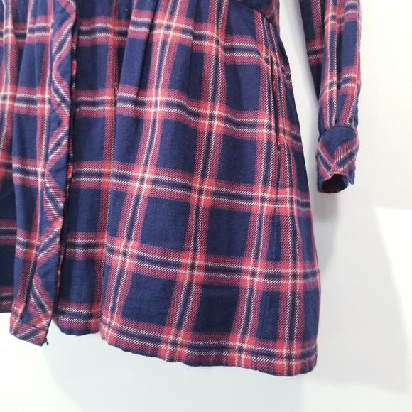 Current/Elliott Plaid Flannel Dress - Picture 5 of 13